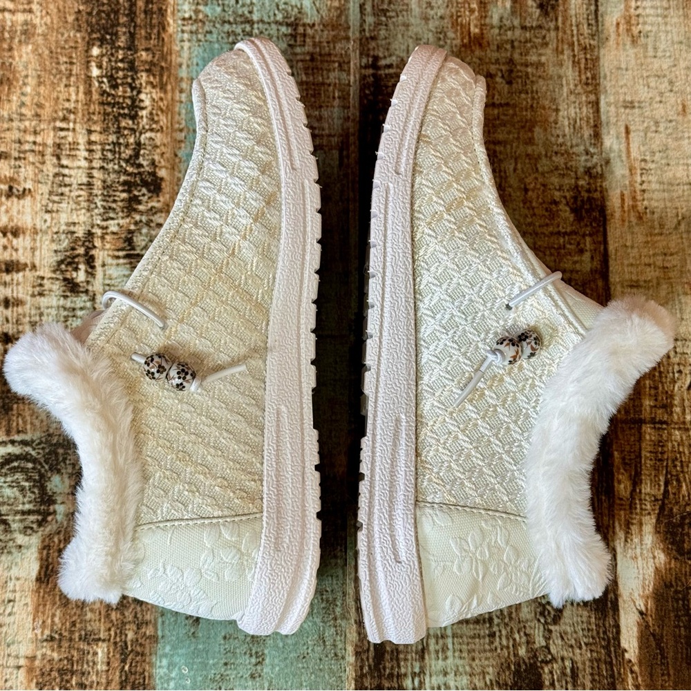 Women’s Slip On Faux Fur Shoes | #Z57 - Picture 11 of 13